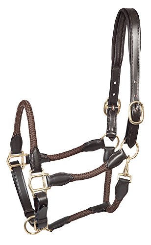 Preisvergleich Produktbild PFIFF Lederhalfter 'Lina' beidseitig verstellbar, Braun, Full