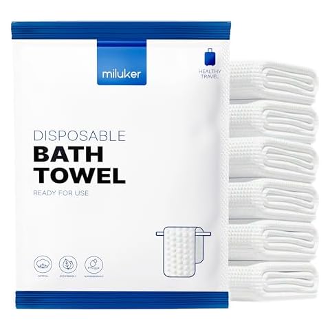 Miluker Disposable Travel Bath Towels Cover