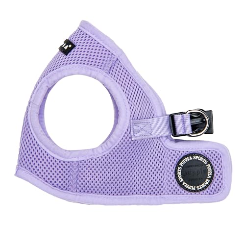 Puppia Soft Vest Dog Harness Step-in Padded Mesh No Choke No Pull Comfortable Walking Running Training for Small Medium Large Dogs, Violet, Medium