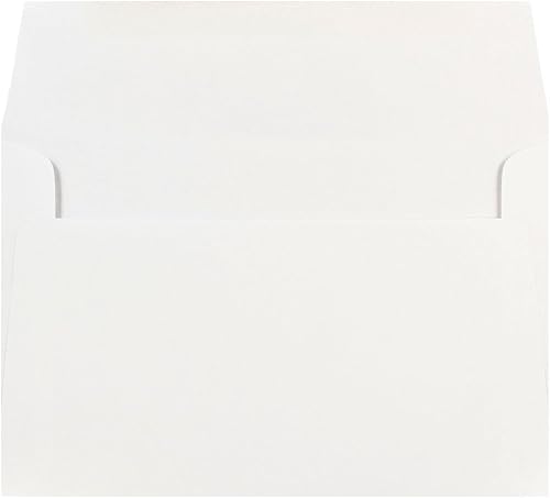 Miniatura 6 de JAM PAPER Sobres de invitación A6, 4 34 x 6 12, color blanco, paquete de 50 unidades