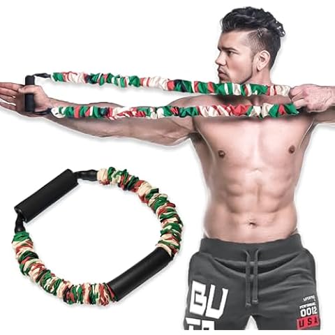 soclim Archery Bow Trainer, Rubber Stretch Band Archery Draw Training Aid Strength Training, Archery Exerciser Training Device for Reflex Bow Shooting Kids Adults Beginner Experts - 40Lbs Cover