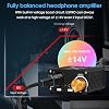 Douk Audio U5PRO HiFi Fully Balanced Headphone Amplifier, Mini Stereo Amp for XLR and 4.4mm Headsets, Replaceable Op-Amps, 18-600 Compatibility, 1500mW Output Power