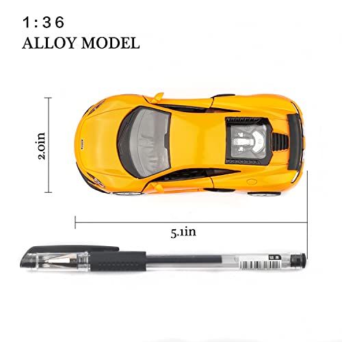 Modelo a escala 1/36 Mclaren 650S de metal fundido miniatura 4