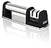 B.PRIME INOX manual Knife Sharpener - Professional 2-stage knife sharpening system: tungsten carbide steel plates for pre-sharpening - ceramic stone for honing and polishing