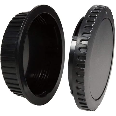 DGOO Body Cap & Camera Rear Lens Cover for Canon EOS Canon RF-3 Canon EOS 1D 1DS Mark II III IV 7D Mark II D30 D60 50D 60D 60DA 5D Mark II Mark III 7D T7i XT XTi XSi T3 T3i T4 T4i Cover