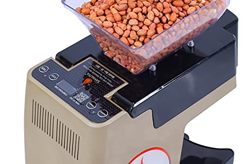 Savaliya-Industries-Premium-SI-801-Fully-Automatic-Home-Use-Oil-Press-Machine-Oil-Extraction-Machine-Brown-400-Watts