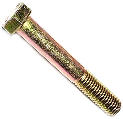 Image of Hard-To-Find Fastener Grade 8 Hex Cap Coarse Large Bolts, Bulk Pack, Steel Hex Bolts for Construction, Home Improvement, 3 /4-10 x 5, Pack of 10