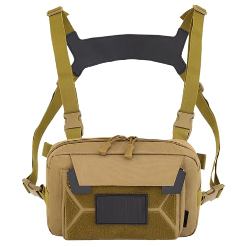 Riñonera para Correr | Chaleco Deportivo Multiusos con Compartimentos | Diseño Ergonómico Impermeable para Running, Senderismo, Ciclismo, Esquí Y Actividades Outdoor