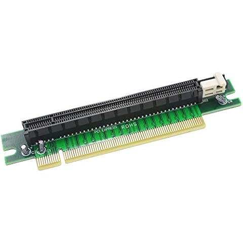 GODSHARK PCI-Express 16x Riser Card 90 Degree Right Angle Riser Adapter Card 1U 2U Cover