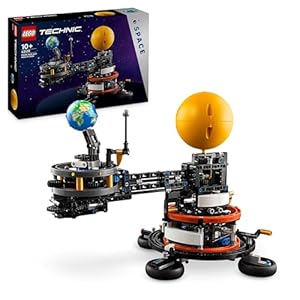 Lego Technic Planeta Tierra y Luna en Órbita Juguete de Astronomía y Sistema Solar, del Espacio para Niños y Niñas de 10 Años o Más, Juego Educativo de Planetas 42179