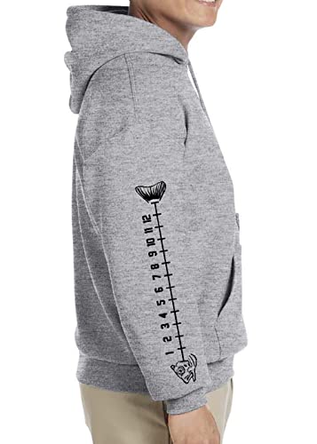 Fishing Shirt With Ruler To Measure Men's Unisex Sweatshirts Hoodie2
