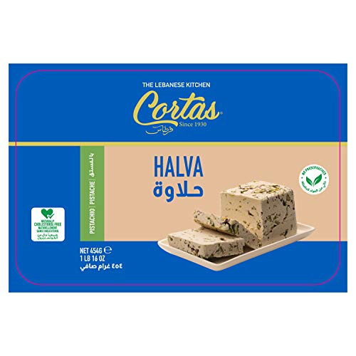 Cortas - Premium Halva With Pistachio, 1 Lb (454G) #TOP1