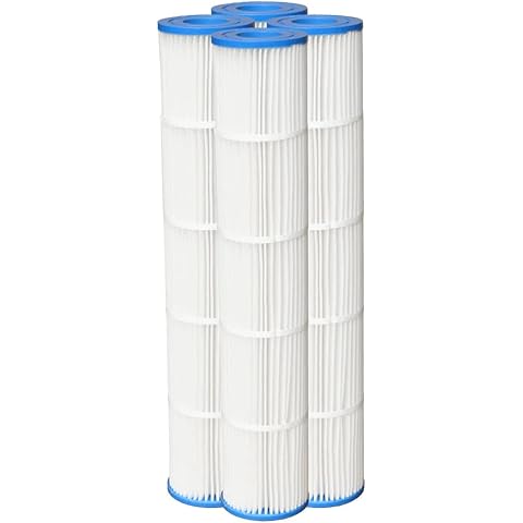 Optimum Pool Technologies® Pool Filter 4 Pack Compatible Replacement for Pentair® Quad DE 100 Filter 178656, Unicel C-6900, Filbur FC-1963, FC-6484 Filter Cartridges - 4 Pack Cover