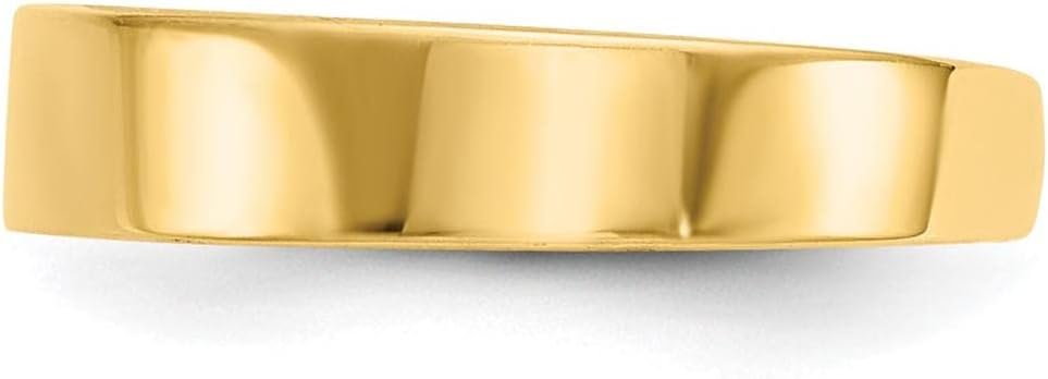 14k Yellow Gold Adjustable Polished Band Toe Ring