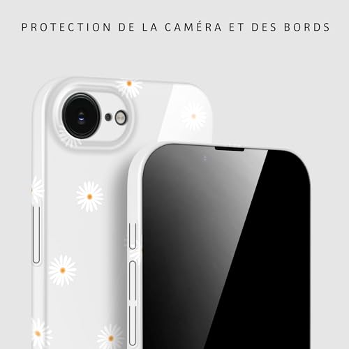 Coque iPhone 16e marguerites pour un style bucolique unique - 2