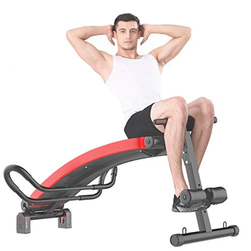cobcob Weight Benchs,Adjustable hWorkout Bench Sit Up Incline Abs Benchs Foldable Utility Bench Multi-Functional Strength Training Fitness Workout Station for Home Gym Adjustable Height (Black)