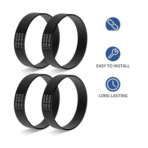 Correas de vacío de repuesto de goma compatibles con Eureka U E0205 8