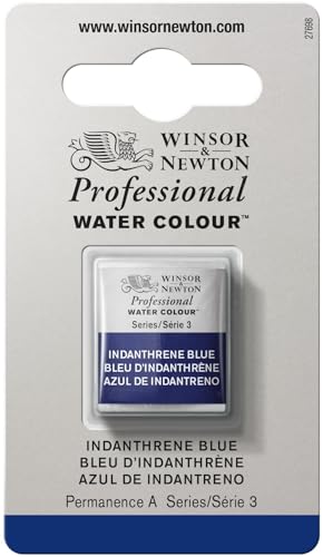 Image of Winsor & Newton Professional Water Color with Half Pan, Indanthrene Blue