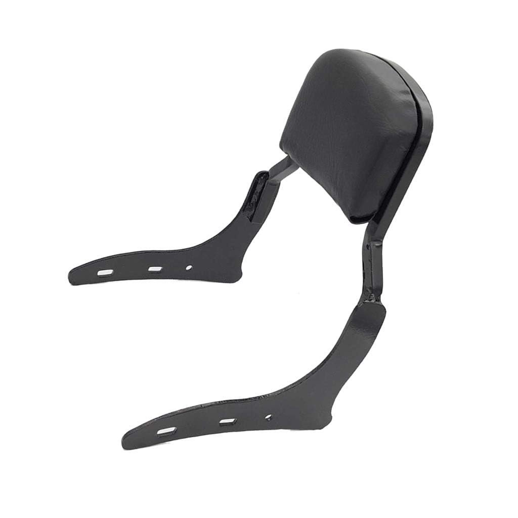 Dhe BestDhe Best RB-P26 Bike Bullet Harley Style Backrest Support Pillion Back Cushion Back Rest Black for RE Classic 350