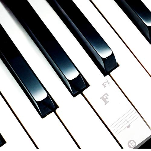 Generic Elektronische Piano Toetsenbord Stickers Transparant Instrument Verwijderbare Music Notes Decal 27X20cm Voor… - Image 8