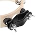 VICASKY Drum Mount Tambourine Clamp Design Percussion Accessory for Drum Crisp Tone and Quick Setup Versatile Addition for Diverse Musical Styles Beginner-friendly Instrument