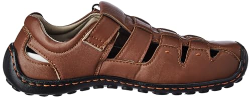 Image of Centrino Sandals for Men | Casual Fisherman Sandal for Office & Everyday Comfort | Cushioned Grip Insole for All-Day Walking Support | Lightweight & Stylish Sandal for Travel and Outdoor Wear (6114)