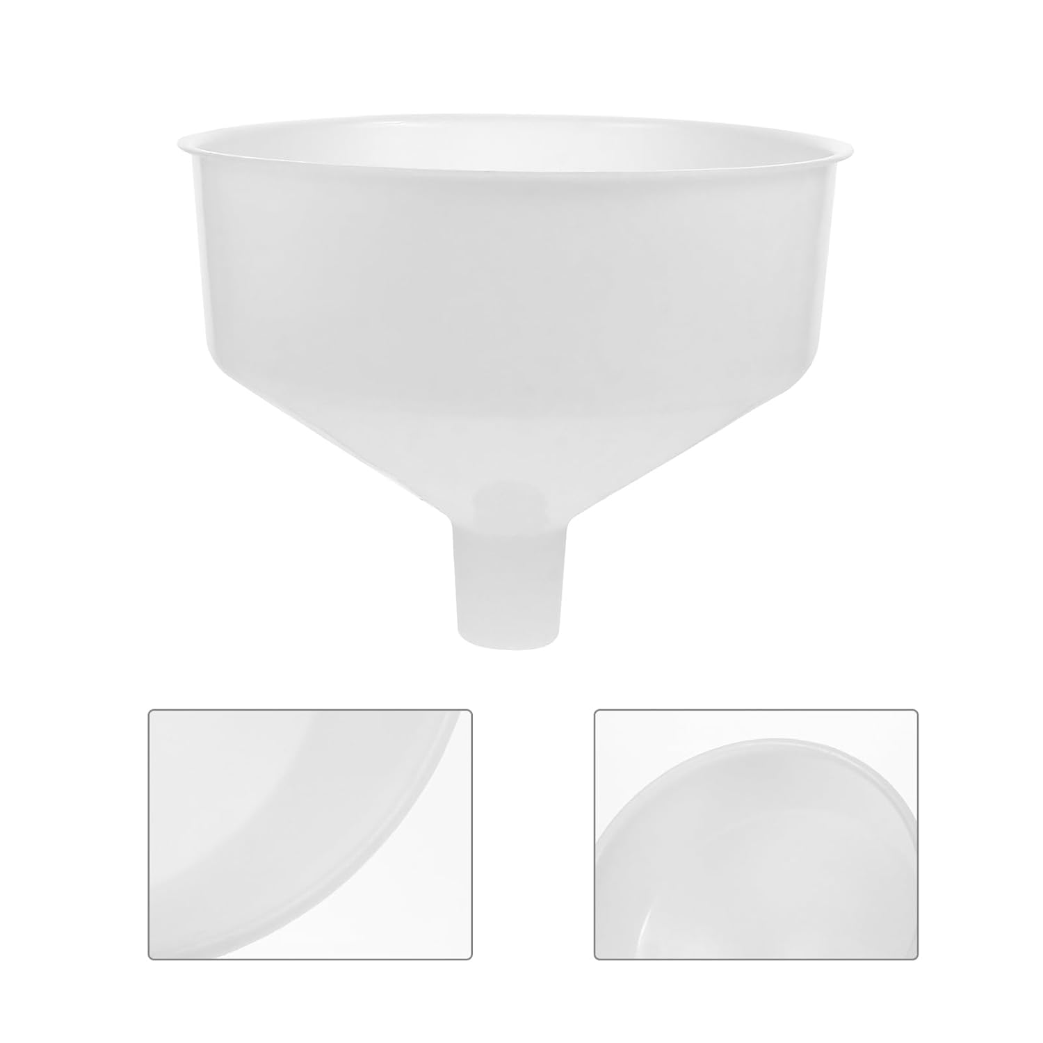 Hemoton Extra Large Kitchen Funnel 10.43 Inch Wide Mouth Food Grade Plastic Funnel for Beer Filling Oil Transfer and Beverage Bottles