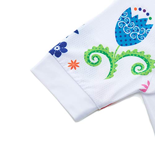 Jpojpo Women'S Cycling Jersey Set Bike T-Shirt Reflective+5D Padded Shorts S-3Xl thumb #4