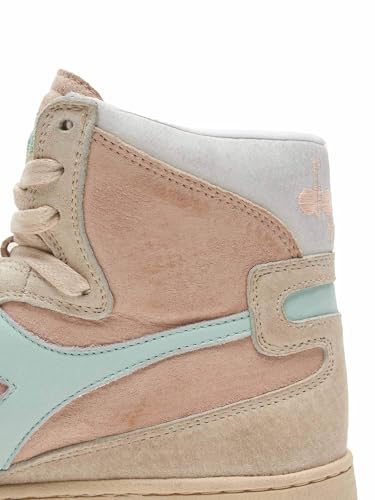 Baskets beige Diadora femme légères pour éviter les douleurs aux pieds - 4