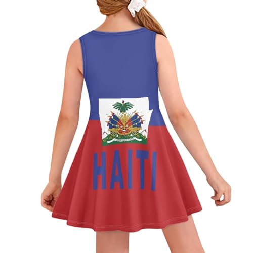 Girls Knee Length Sleeveless Floral Dress Casual Midi Dress for Kids 3-16Y2