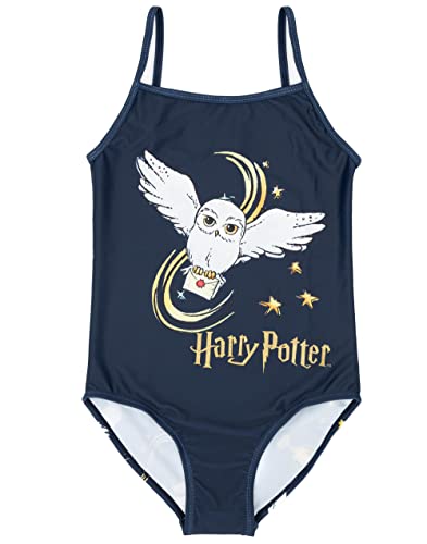 Harry Potter Swimsuits Girls Hogwarts Burgundy OR Navy Hedwig Swimwear
