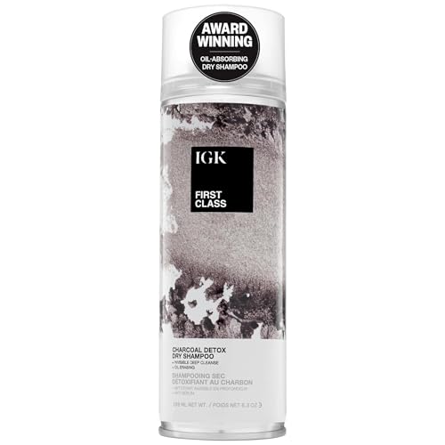IGK First Class Charcoal Detox Dry Shampoo | Deep...