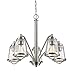 Z-Lite 444-5-BN 5 Light Chandelier, Brushed Nickel