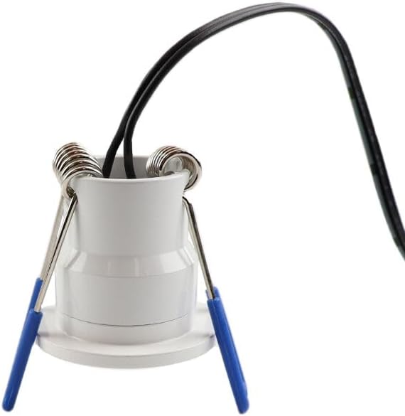 Zadní view of an Olucia Dico spotlight showing spring clips