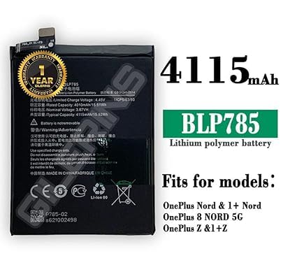 Image of Original BLP785 Battery for Oneplus Nord Battery with 1 Year Warranty**** (A0054)