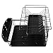 Feibrand Escurridor de Platos Escurreplatos de Cocina 2 Niveles Plastico Bandeja Soporte...