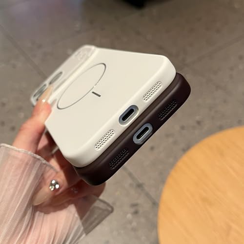 Coque magnétique iPhone 12 avec protection intégrale caméra vert