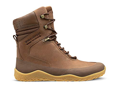 Vivobarefoot Tracker Hi Fg, Womens Leather Hiking Boot with Barefoot Firm Ground Sole