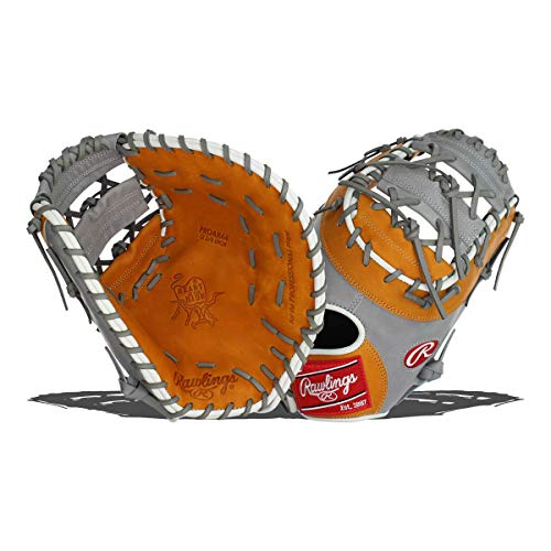 Rawlings Heart of the Hide Baseball Glove, Black/Camel, 11.25 inch, Pro I Web, Right Hand Throw