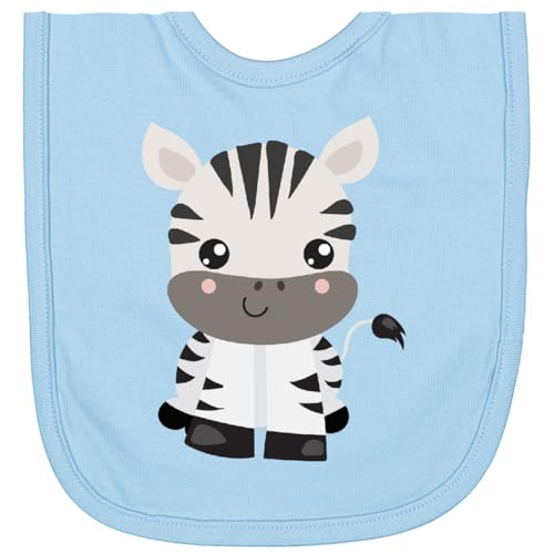 inktastic Cute Zebra, Safari Animals, Jungle, Wild Animals Newborn Bib