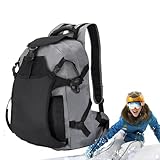 Gestión de equipos: diseñada para ser funcional, esta mochila de esquí acoge tus guantes, equipos de protección, botas de esquí, casco y ropa. Ofrece a los esquiadores una solución práctica para transportar su equipo y prepararse con confianza para diversas condiciones de esquí, gracias a un almacenamiento práctico y estructurado.