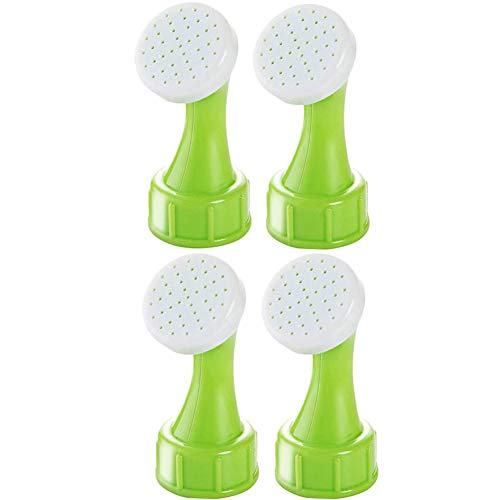 Guang-T - Riego para botellas de plástico, cabezal de riego para regar, regadera, boquilla, herramienta de riego para flores, hierba, verduras, plantas en las macetas (4 unidades)