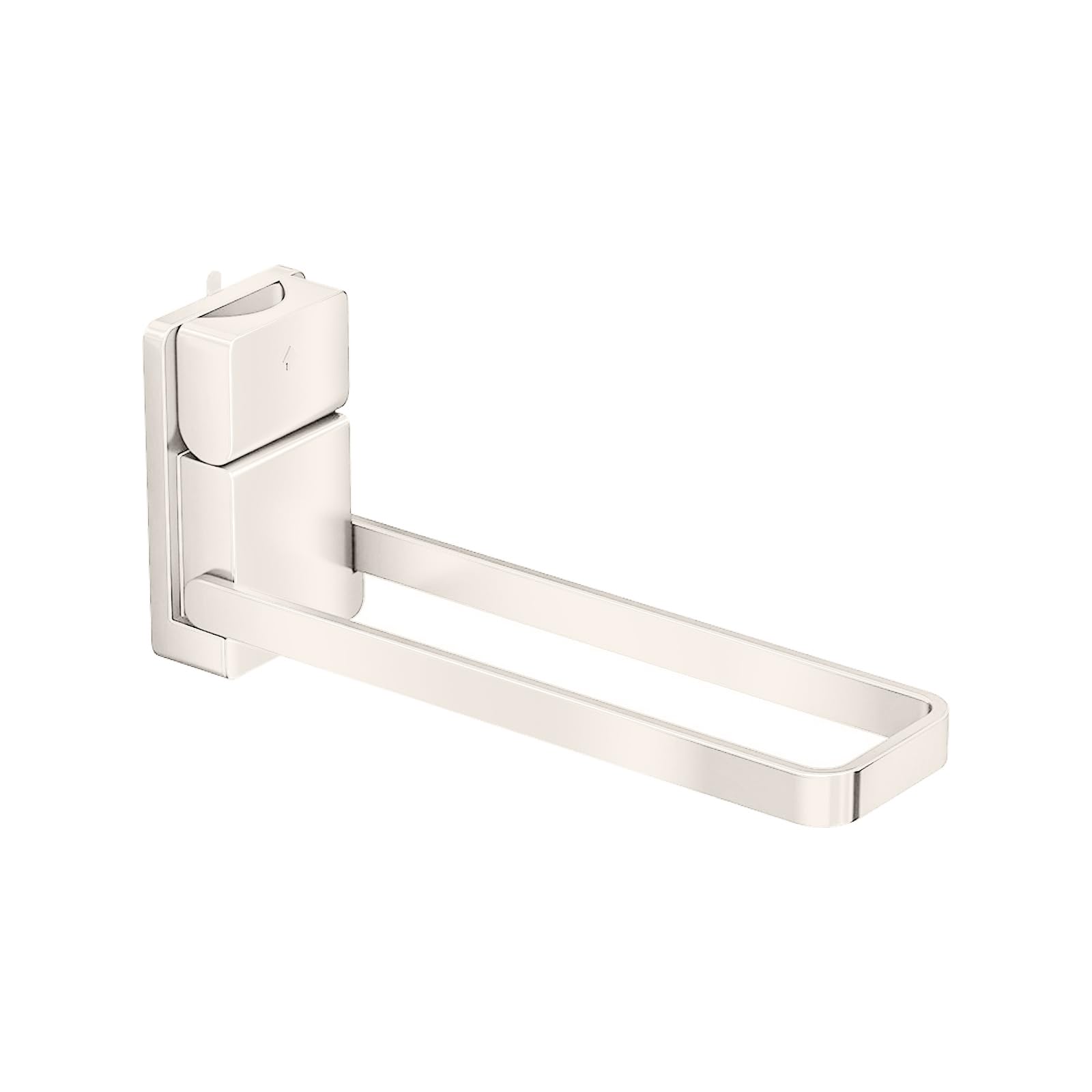 APGLSXY Strong Adhesive Folding Towel Holder for Kitchen and Bathroom Waterproof Foldable Towel Hanger Contemporary Track
