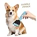TOBBOMEY Pet Supplies Dual Comb Multi-Purpose Dog Hair Remover Brush for Grooming - Material Convenient Bidentate Design for Shedding Control and Healthier Pets