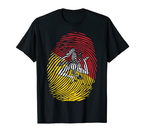Sicilian DNA Heritage Fingerprint Camiseta Camiseta Cover