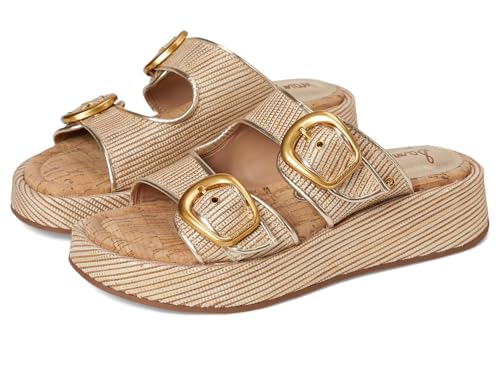 Sam Edelman Women's Nerissa Slide Sandal, Sunny Gold, 6