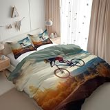 【Douceur et confort toute l’année】Notre housse de couette 100% microfibre brossée offre une douceur exceptionnelle et une grande respirabilité, garantissant un sommeil réparateur en toutes saisons : printemps, été, automne et hiver