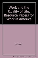 Work and the Quality of Life 026265010X Book Cover