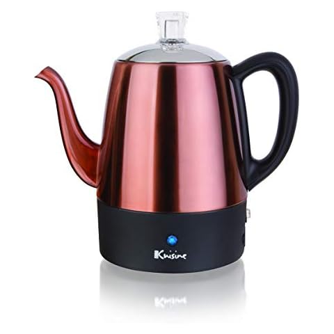 Euro Cuisine Electric Percolator 4 Cup Coffee Pot Cover