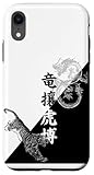 custodia per iphone xr drago giapponese tokyo tigre asiatica freddo kanji detto